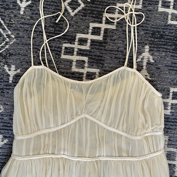 Vera Wang Luxe Silk Nightie Lingerie Slip Babydoll Dress - Picture 2 of 5